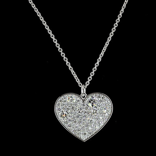 3.35 CTTW Cushion Brilliant Lab Grown Diamond Special Necklace Pendant 18" (E Color and VS1 Clarity)