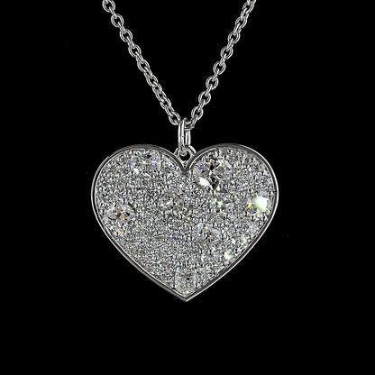3.35 CTTW Cushion Brilliant Lab Grown Diamond Special Necklace Pendant 18" (E Color and VS1 Clarity)