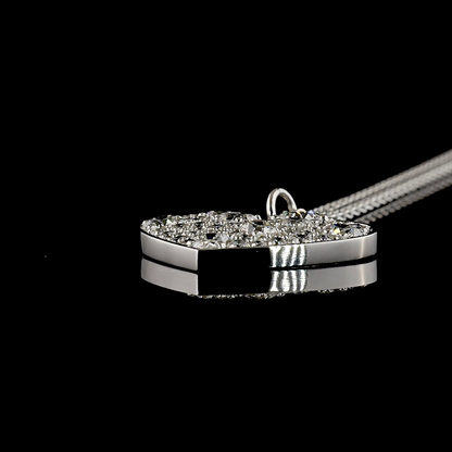 3.35 CTTW Cushion Brilliant Lab Diamond Special Necklace Pendant (E Color and VS1 Clarity)