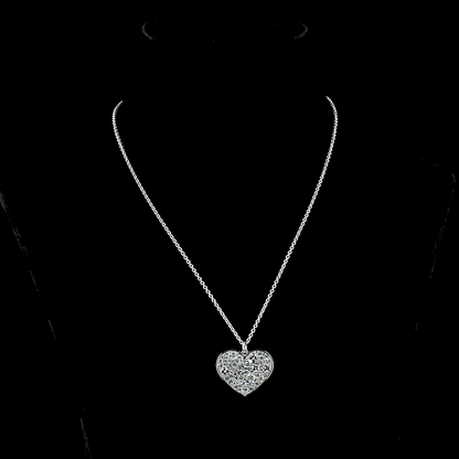 3.35 CTTW Cushion Brilliant Lab Grown Diamond Special Necklace Pendant 18" (E Color and VS1 Clarity)