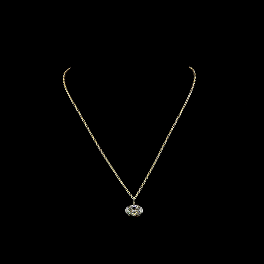 4.07 CT Oval Lab Grown Diamond Solitaire Necklace Pendant 18" (F Color and VS1 Clarity)