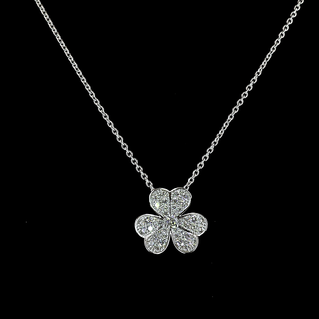 0.69 CTTW Round Lab Grown Diamond Special Necklace Pendant 17" (E Color and VS1 Clarity)