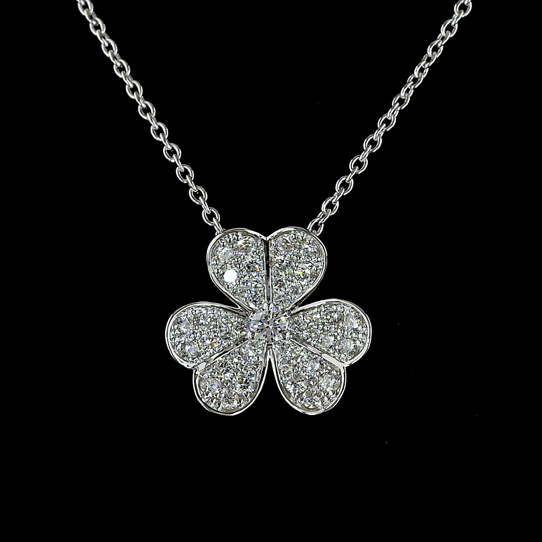0.69 CTTW Round Lab Grown Diamond Special Necklace Pendant 17" (E Color and VS1 Clarity)