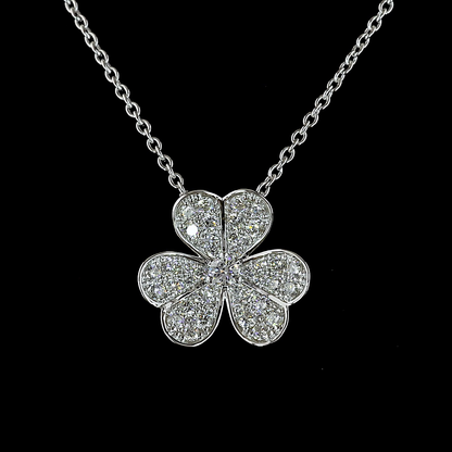 0.69 CTTW Round Lab Grown Diamond Special Necklace Pendant 17" (E Color and VS1 Clarity)