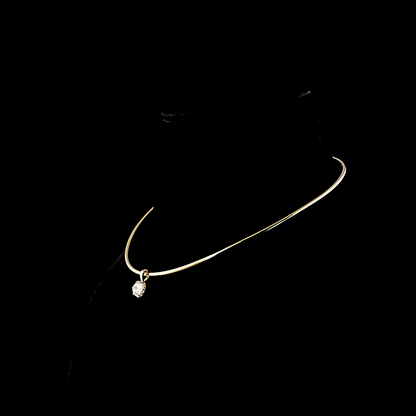 2.05 CT Oval Lab Grown Diamond Solitaire Necklace Pendant 18" (E Color and VVS2 Clarity)