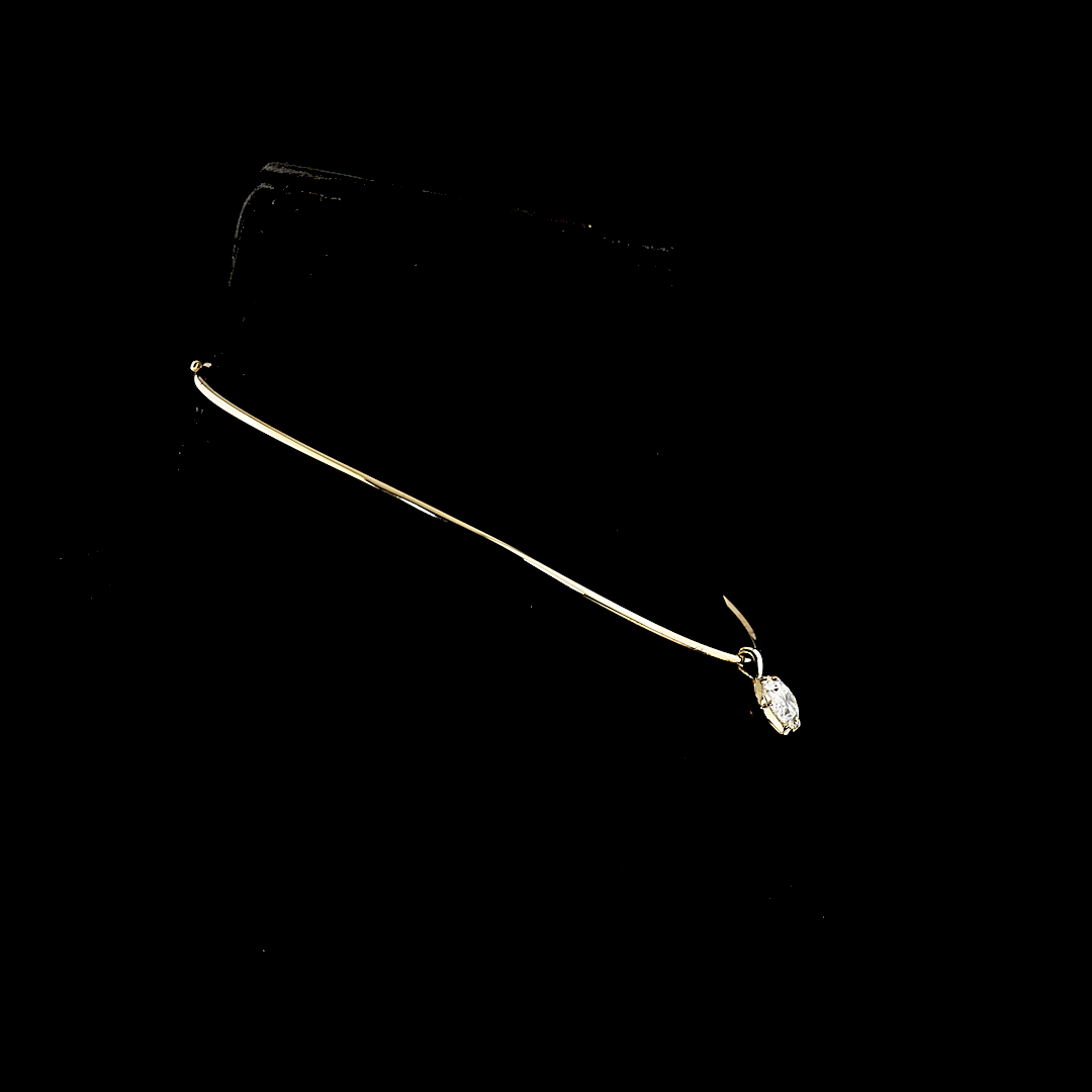 6.01 CT Oval Lab Grown Diamond Solitaire Necklace Pendant 15" (F Color and VS1 Clarity)