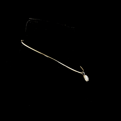 6.01 CT Oval Lab Grown Diamond Solitaire Necklace Pendant 15" (F Color and VS1 Clarity)