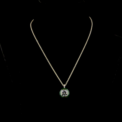 5.11 CTTW Round Lab Diamond Solitaire Necklace Pendant (F Color and VS1 Clarity)