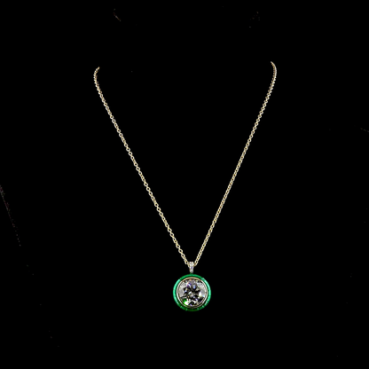 10.12 CTTW Round Lab Diamond Special Necklace Pendant (E Color and VS1 Clarity)