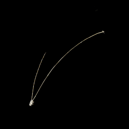 2.05 CTTW Pear Lab Grown Diamond Toi et Moi Necklace Pendant 18" (E Color and VS2 Clarity)