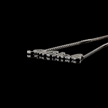 0.59 CTTW Round Lab Grown Diamond Special Necklace Pendant 17" (F Color and VS2 Clarity)
