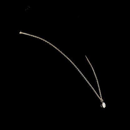 2.09 CT MO Lab Grown Diamond Solitaire Necklace Pendant 16" (F Color and VVS2 Clarity)