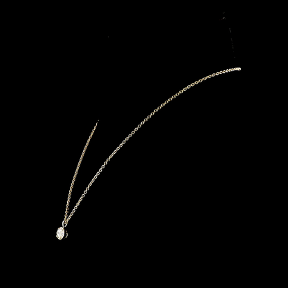 2.09 CT MO Lab Grown Diamond Solitaire Necklace Pendant 16" (F Color and VVS2 Clarity)
