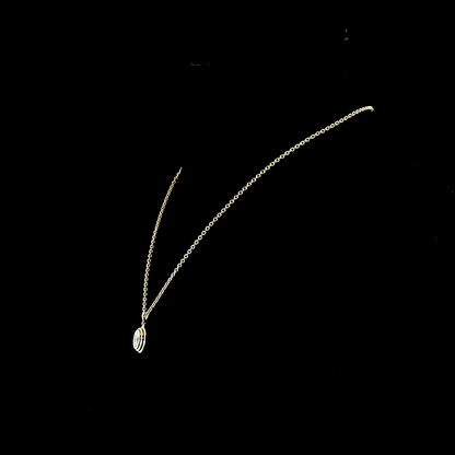 1.04 CT Oval Lab Grown Diamond Solitaire Necklace Pendant 16" (E Color and VS1 Clarity)