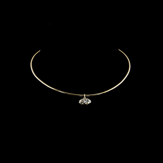2.13 CT MO Lab Grown Diamond Solitaire Necklace Pendant 18" (F Color and VS1 Clarity)
