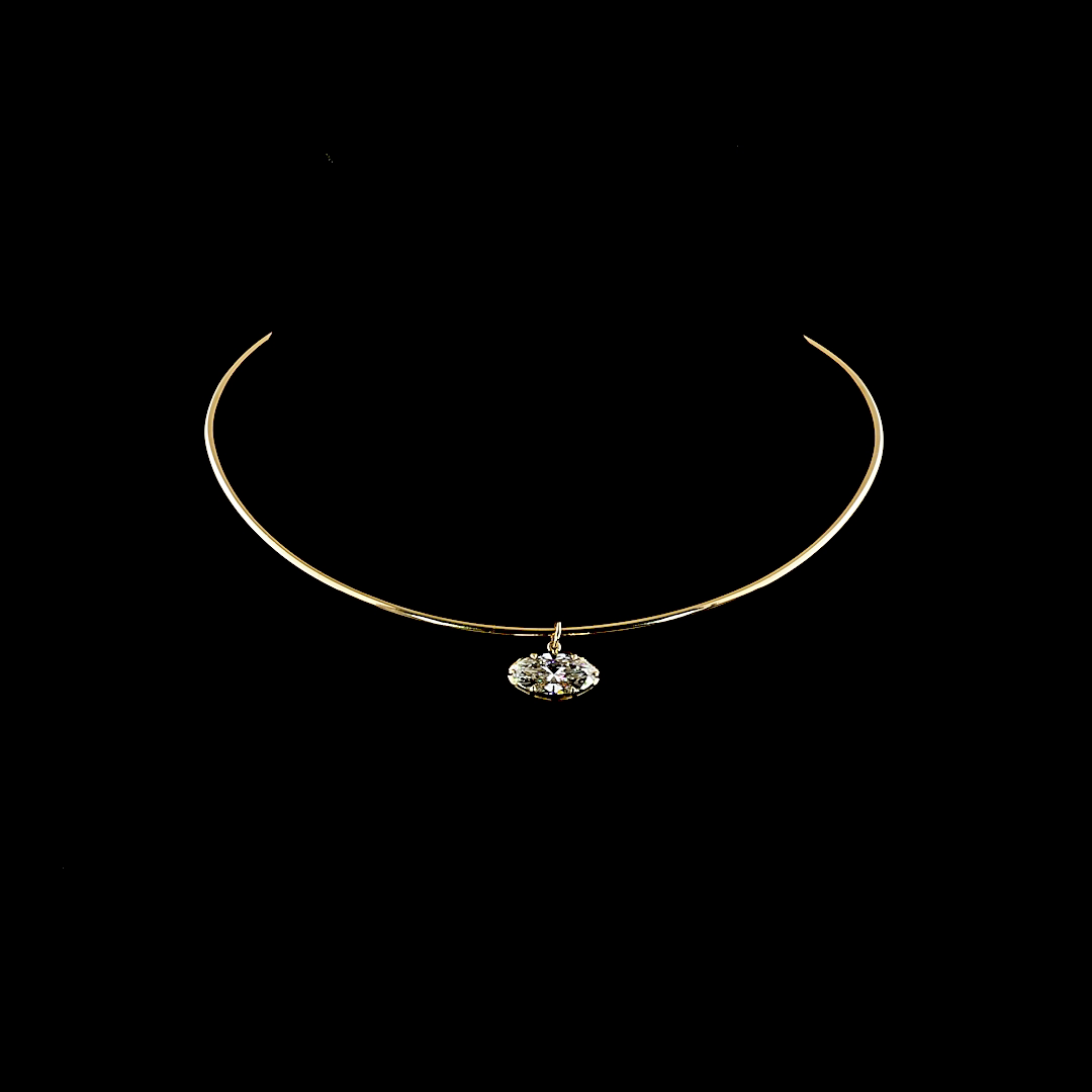 3.13 CT MO Lab Grown Diamond Solitaire Necklace Pendant 15" (F Color and VS1 Clarity)