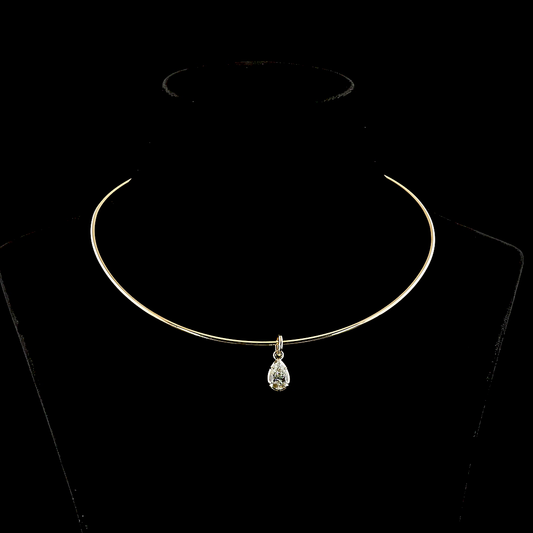 2.04 CT Pear Lab Grown Diamond Solitaire Necklace Pendant 16.5" (F Color and VVS2 Clarity)