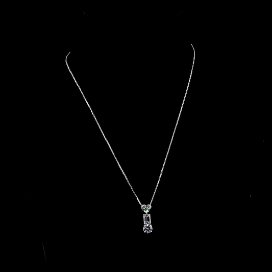 3.04 CTTW MIX Lab Grown Diamond Special Necklace Pendant (D Color and VVS2 Clarity)