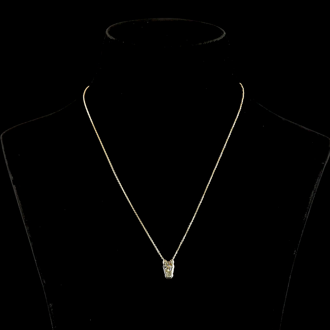 1.50 CT Horse Lab Grown Diamond Solitaire Necklace Pendant 18" (E Color and VS1 Clarity)