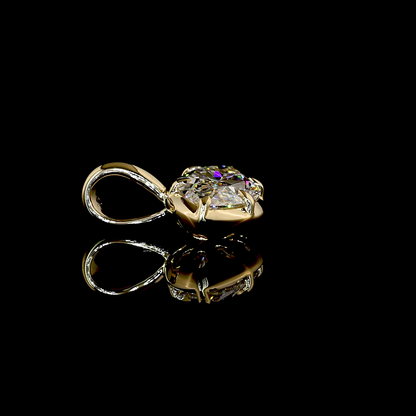2.05 CT Marquise Lab Grown Diamond Solitaire Necklace Pendant (E Color and VS1 Clarity)