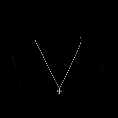 0.38 CTTW KITE Natural Diamond Special Necklace Pendant (F Color and VS2 Clarity)