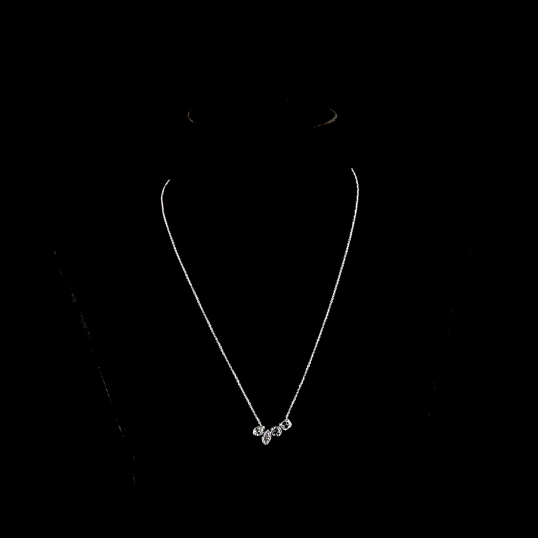 1.16 CTTW MIX Lab Grown Diamond Special Necklace Pendant 18" (E Color and VS1 Clarity)