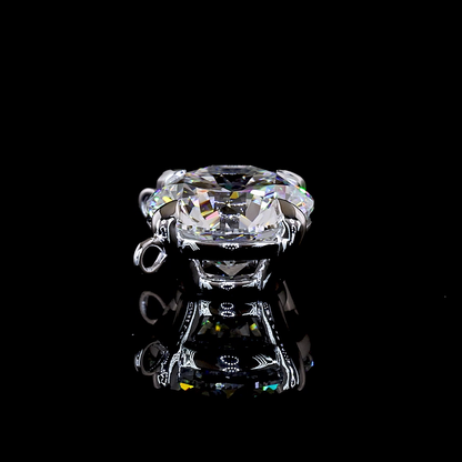 1.02 CT Round Lab Grown Diamond Solitaire Necklace Pendant (D Color and VVS2 Clarity)