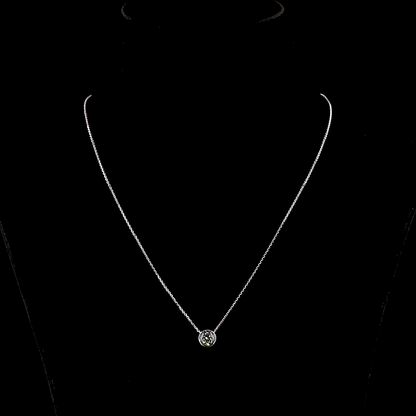 1.02 CT Round Lab Grown Diamond Solitaire Necklace Pendant (D Color and VVS2 Clarity)