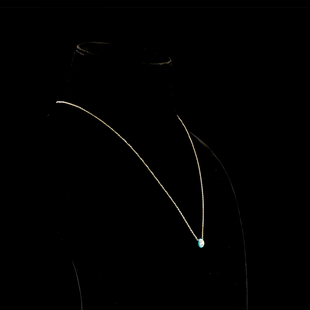 0.35 CT Round Lab Grown Diamond Solitaire Necklace Pendant 20" (F Color and VS1 Clarity)