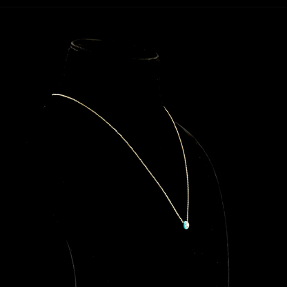 0.35 CT Round Lab Grown Diamond Solitaire Necklace Pendant 20" (F Color and VS1 Clarity)
