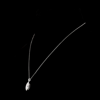 2.62 CTTW Marquise Lab Grown Diamond Marquise Necklace Pendant 18" (E Color and VS1 Clarity)
