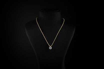 2.06 CT Old European Brilliant Lab Diamond Solitaire Necklace Pendant (D Color and VS1 Clarity)