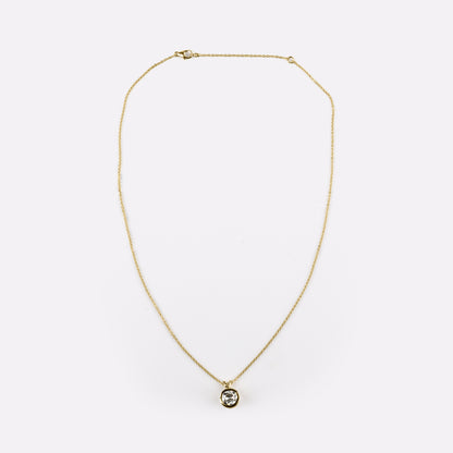1.54 CT Old European Brilliant Lab Diamond Solitaire Necklace Pendant (D Color and VVS2 Clarity)
