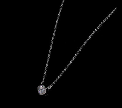 0.97 CT Marquise Lab Diamond Solitaire Necklace Pendant (F Color and VS2 Clarity)