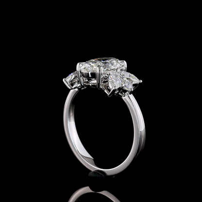 2.61 CTTW Oval Lab Grown Diamond Special Ring Sz. 6.5