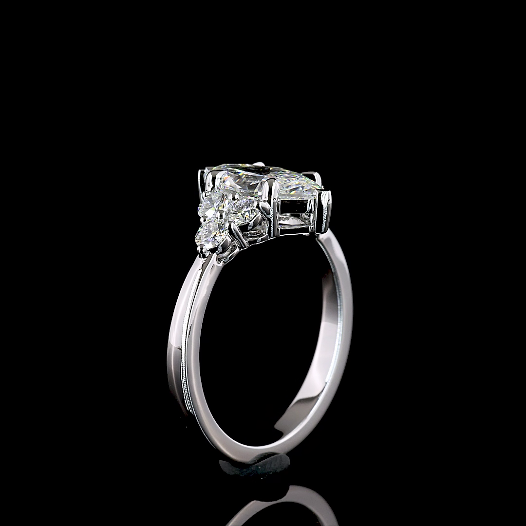 1.99 CTTW Marquise Lab Grown Diamond Special Ring Sz. 6.5 (F Color and VS1 Clarity)