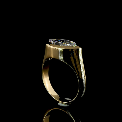 2.50 CT Marquise Lab Grown Diamond Solitaire Ring Sz. 6
