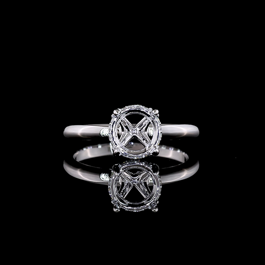 1.57 CTTW Round Lab Grown Diamond Hidden Halo Ring Sz. 6 (D Color and VVS2 Clarity)