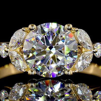 1.88 CTTW Marquise Lab Grown Diamond Special Ring Sz. 6.25 (E Color and VS Clarity)