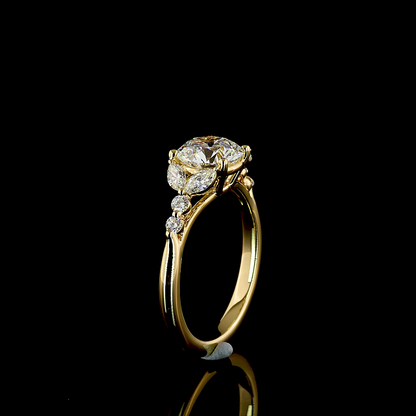 1.88 CTTW Marquise Lab Grown Diamond Special Ring Sz. 6.25 (E Color and VS Clarity)