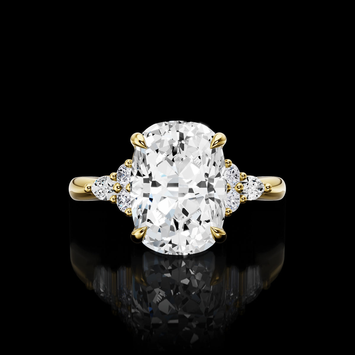 0.25 CTTW Round Lab Grown Diamond Special Ring Sz. 6