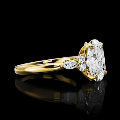 0.25 CTTW Round Lab Grown Diamond Special Ring Sz. 6