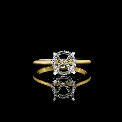 2.08 CTTW Round Lab Grown Diamond Hidden Halo Ring Sz. 6 (E Color and VVS2 Clarity)