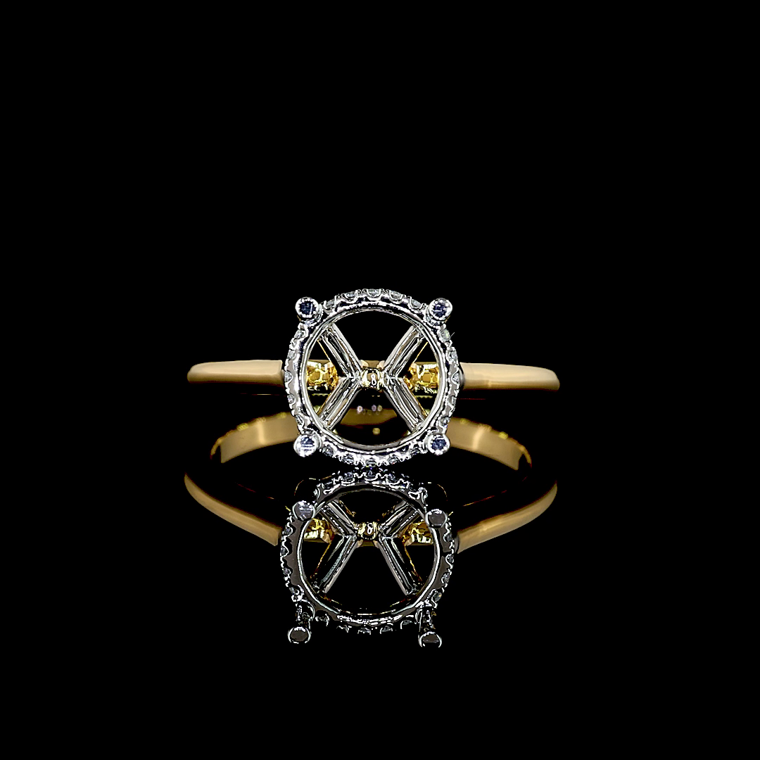 2.60 CTTW Round Lab Grown Diamond Hidden Halo Ring Sz. 5.5 (E Color and VVS2 Clarity)