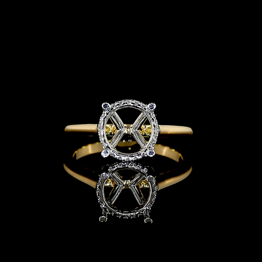 2.94 CTTW Round Lab Grown Diamond Hidden Halo Ring Sz. 5.5 (E Color and VVS2 Clarity)
