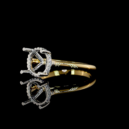2.60 CTTW Round Lab Grown Diamond Hidden Halo Ring Sz. 5.5 (E Color and VVS2 Clarity)