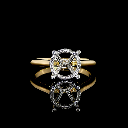 3.24 CTTW Round Lab Grown Diamond Hidden Halo Ring Sz. 5.5 (E Color and VS1 Clarity)