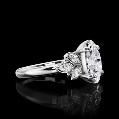 1.72 CTTW Oval Lab Grown Diamond Special Ring Sz. 6.5 (D Color and VS2 Clarity)