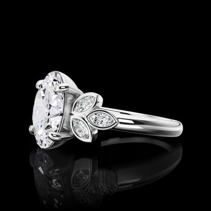 1.72 CTTW Oval Lab Grown Diamond Special Ring Sz. 6.5 (D Color and VS2 Clarity)