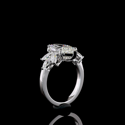 4.91 CTTW Marquise Lab Grown Diamond Special Ring Sz. 6.5 (F Color and VVS2 Clarity)